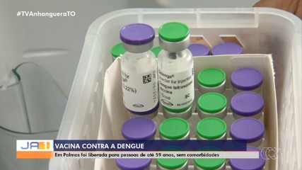Pessoas com até 59 anos podem tomar vacina contra a dengue em Palmas
