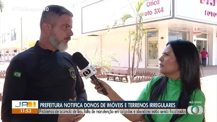 Proprietários de imóveis e terrenos em Palmas são notificados por irregularidades