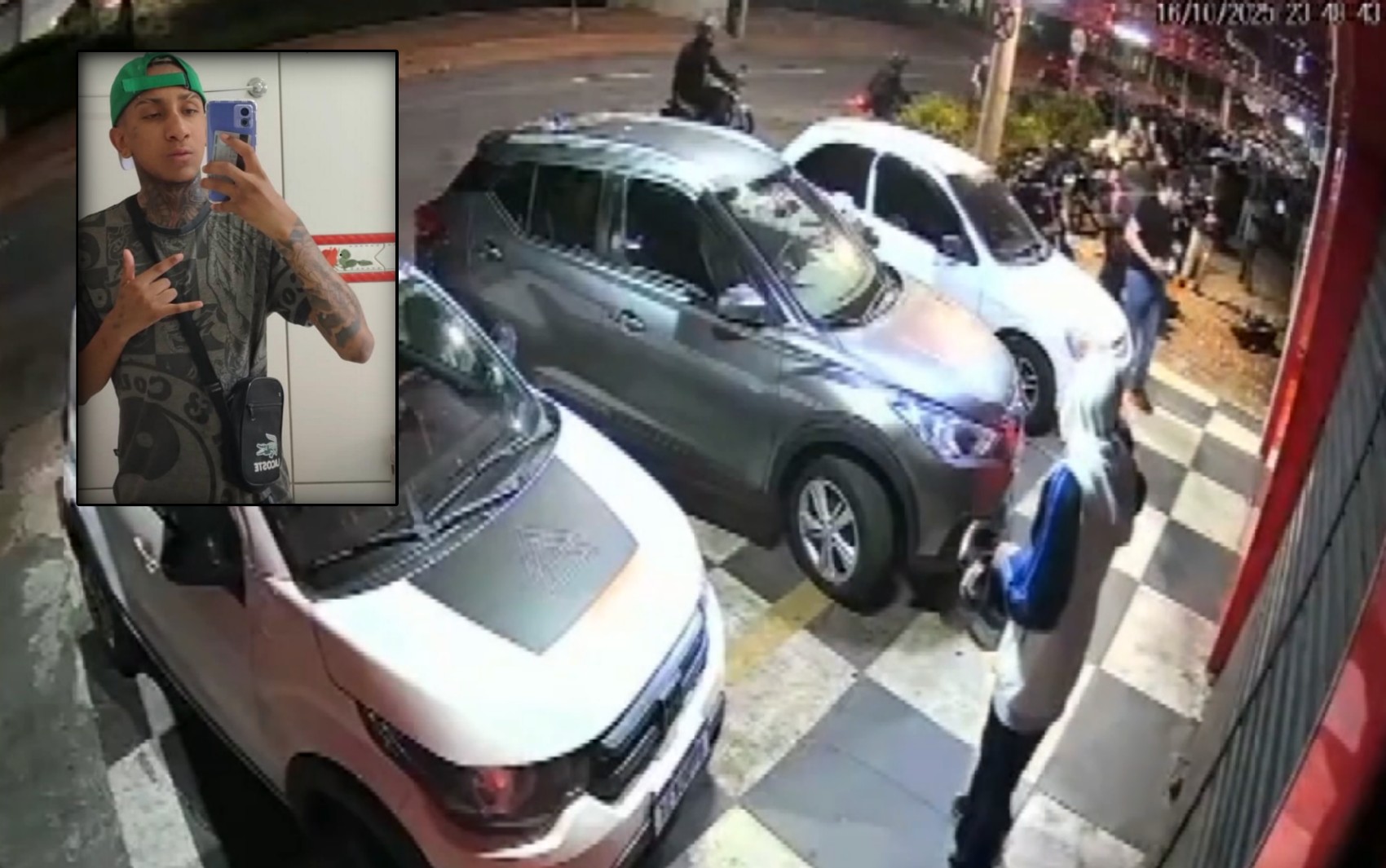VÍDEO: Jovem é executado com tiro na cabeça ao lado de bar em Poços de Caldas, MG