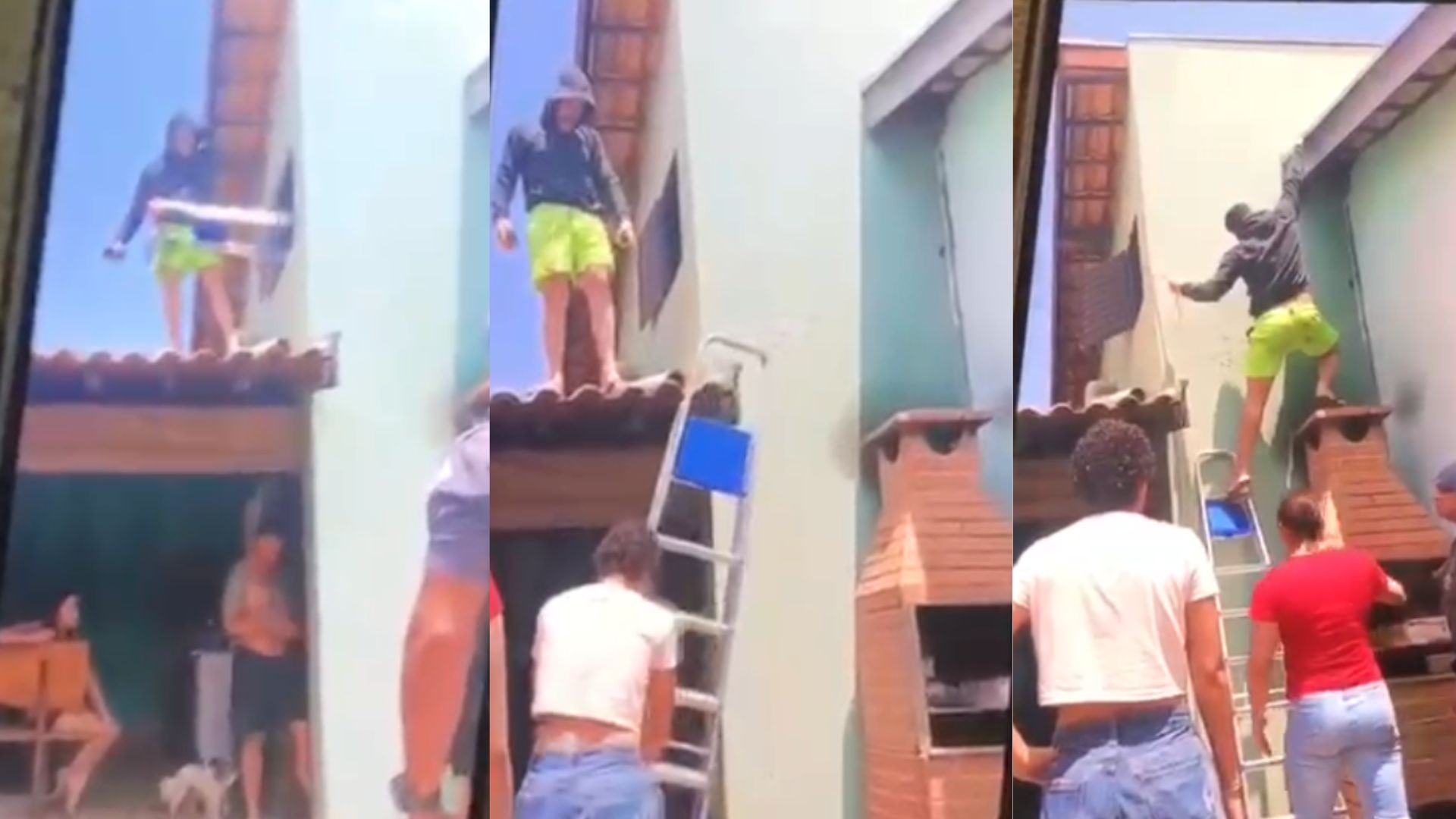 Vídeo mostra segurança suspeito de matar empresário em bar de Rio Preto sendo localizado escondido em forro de casa durante prisão 