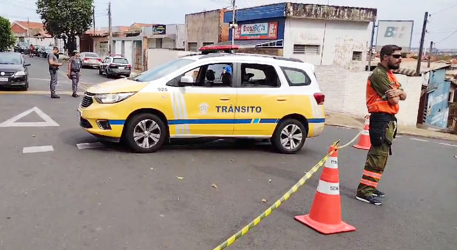 Agente de trânsito é agredido com cabeçada no nariz enquanto atendia ocorrência de acidente em Limeira