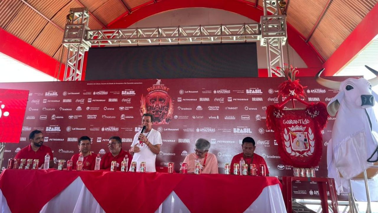 Garantido apresenta detalhes sobre espetáculo para Festival de Parintins 2026; veja os temas das três noites