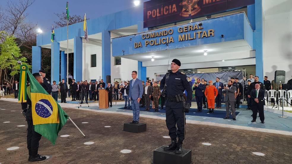 Coronel Braguin assume o Comando da PM-RO — Foto: Jônatas Boni/g1