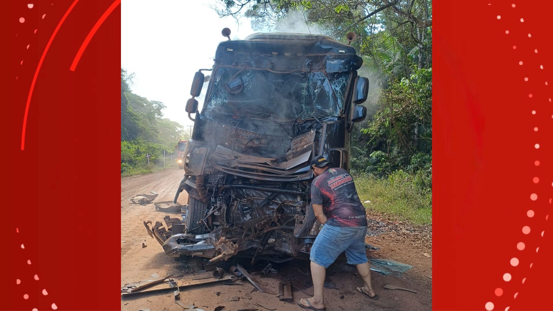 Acidente na BR-210 Amapá: Colisão entre carretas não deixa feridos | G1