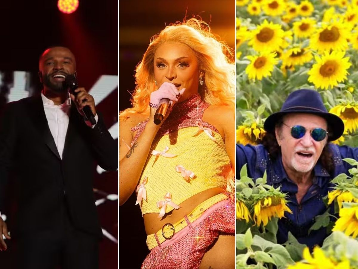 Alexandre Pires, Alceu Valença e Pabllo Vittar e mais; g1 reúne atrações para o fim de semana