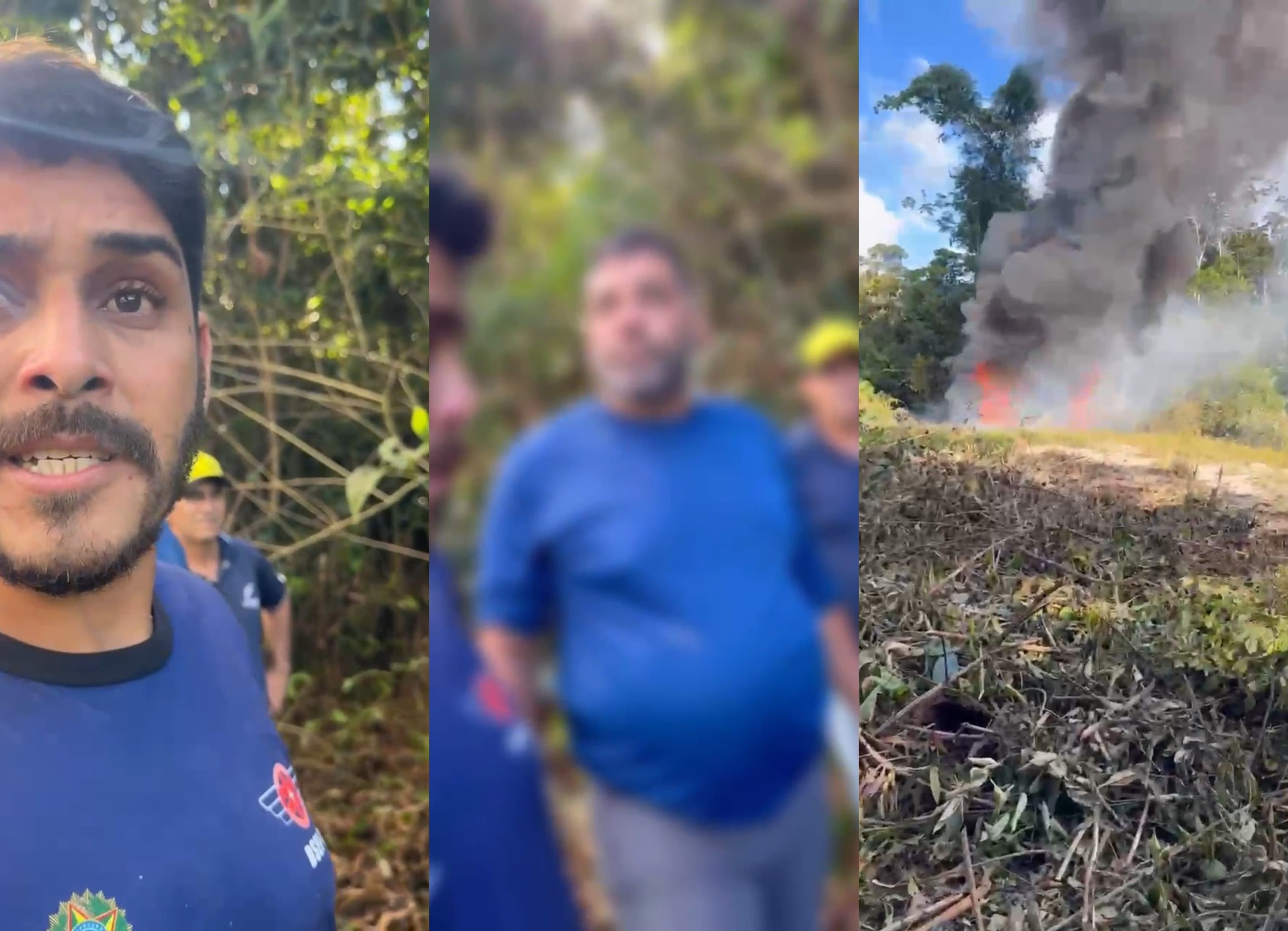 Técnico em enfermagem fez videoselfie com sobreviventes minutos após queda de helicóptero na Terra Yanomami
