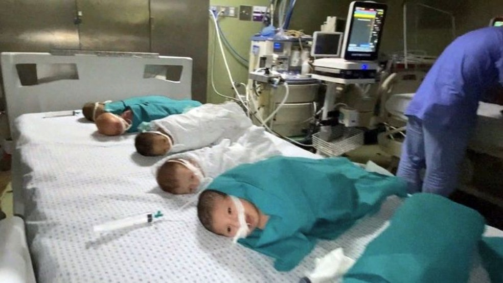 Atualmente não há eletricidade para incubadoras no hospital por falta de combustível — Foto: GETTY IMAGES via BBC Brasil