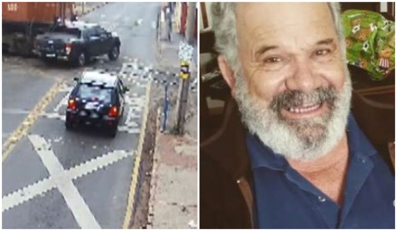 VÍDEO: morre motorista de caminhonete arrastada por trem no interior de SP
