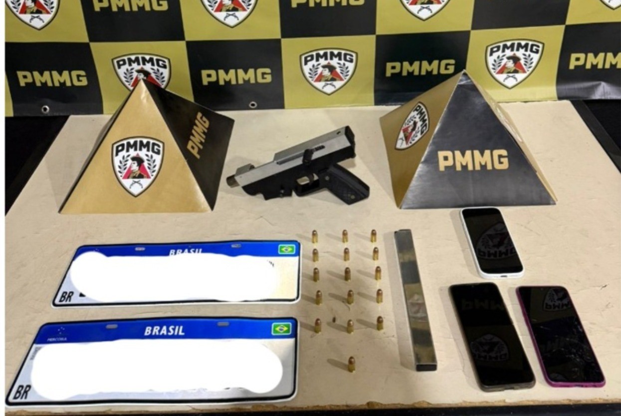 Suspeitos de tentativa de homicídio em Curvelo são presos com submetralhadora em Paraopeba