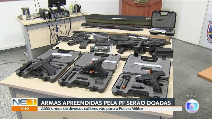 Grupo de empresários do PR faz doações de armas à Polícia