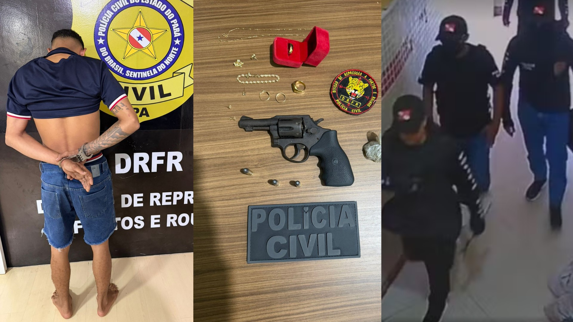 Polícia prende mais um suspeito de assaltar joalheria em Belém