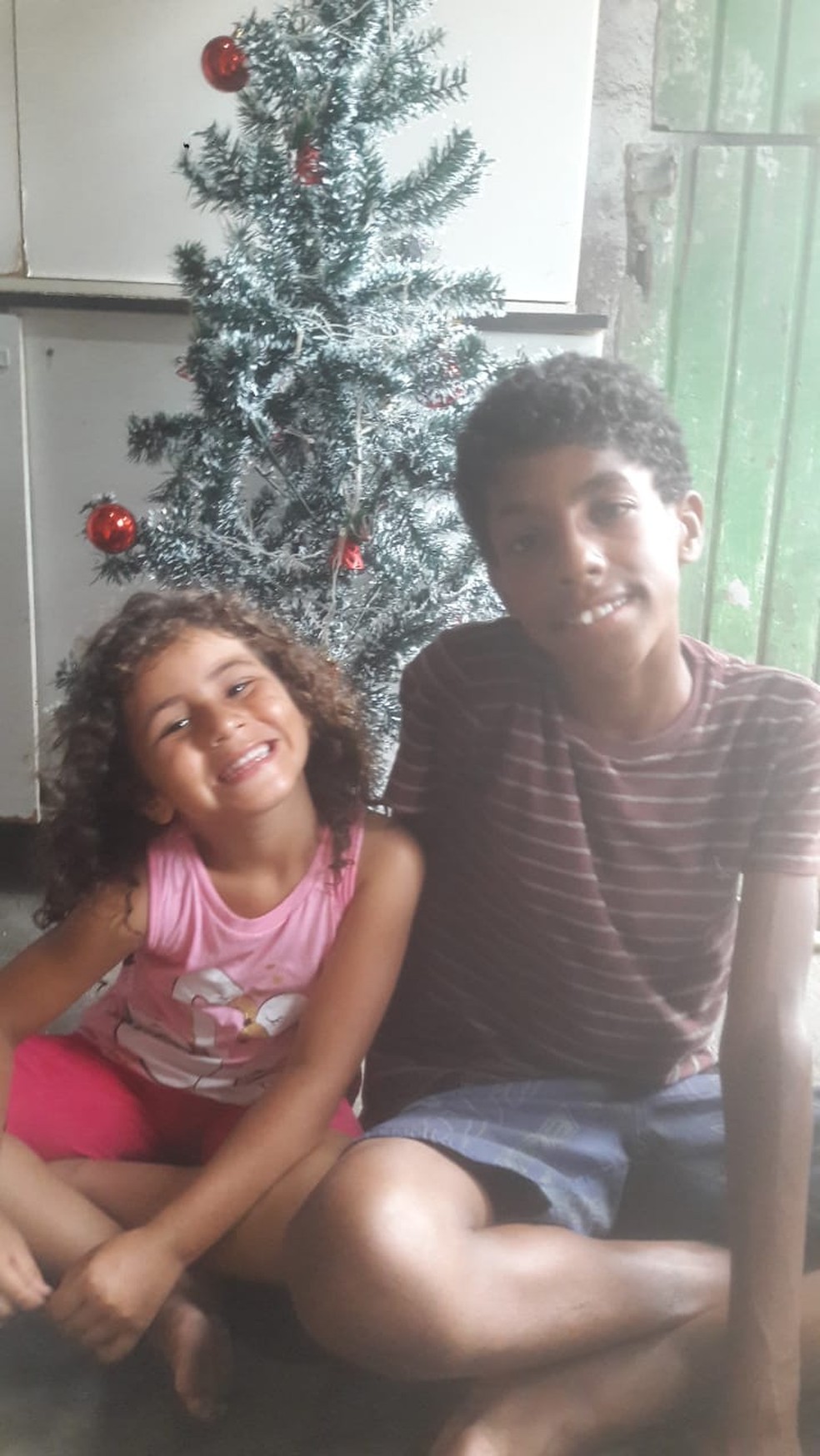 Menino de 13 anos realiza o sonho da irmã de 4 após pedir árvore de Natal e  comover a web; VÍDEO | Santos e Região | G1