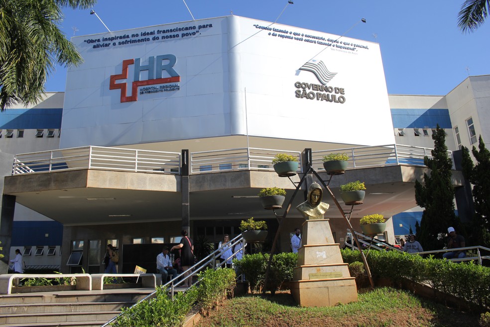 Vítima morreu no Hospital Regional (HR), em Presidente Prudente (SP) — Foto: Leonardo Jacomini/g1
