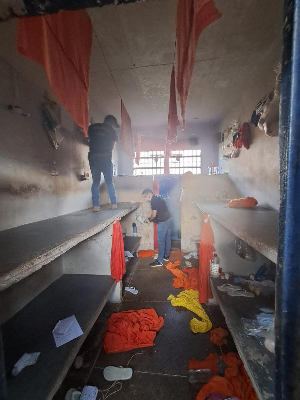 Operação em presídio de Rondônia — Foto: Reprodução