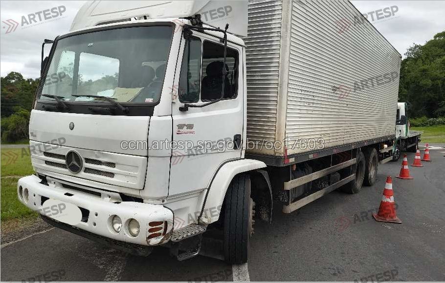 Caminhão atropela trabalhador em canteiro de obras na SP-300 em Porto Feliz