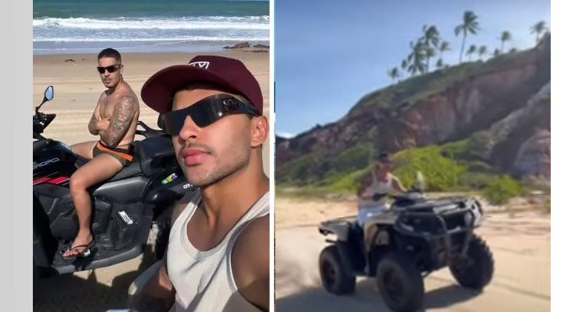 Carlinhos Maia é multado em R$ 10 mil por passear com quadriciclo em unidade de conservação no interior de AL