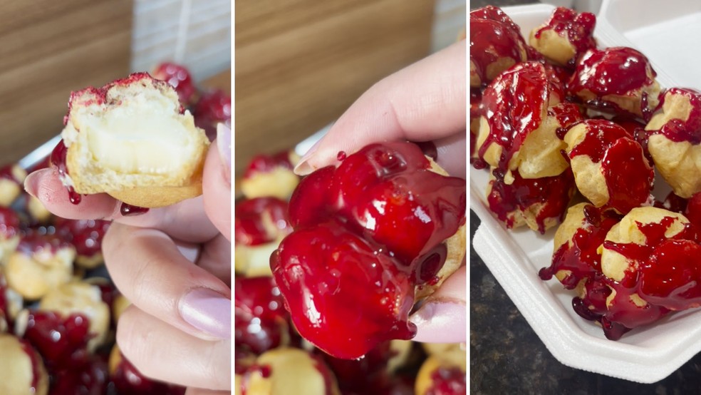 Padaria de Bauru se inspira em trend da internet e vende 500 'carolinas do amor' em um dia — Foto: Divulgação