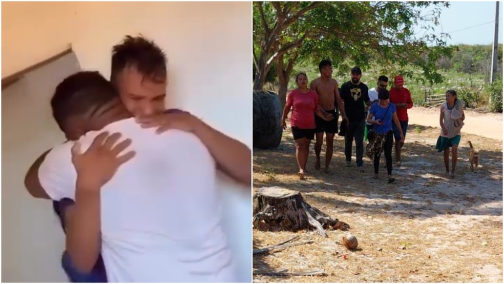 Refém foge de cativeiro, se alimenta de caju por 4 dias em mata e reencontra família — Foto: Reprodução