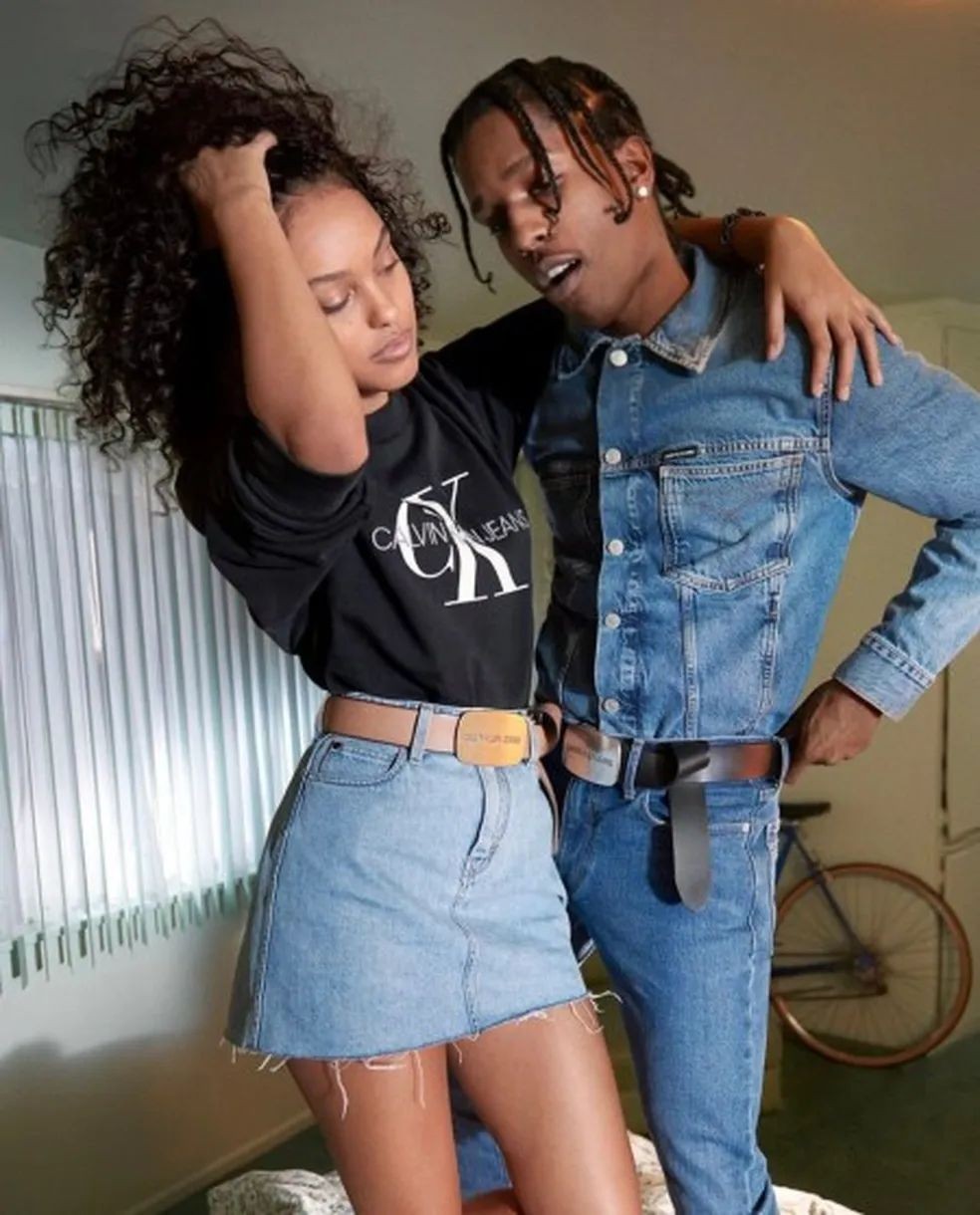 Daiane Sodr e A$AP Rocky  Foto: Reproduo/Redes Sociais