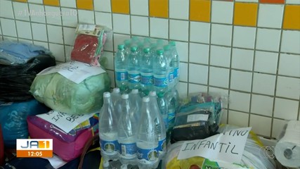 Escolas de Palmas são pontos de doações para vítimas de enchentes no Rio Grande do Sul