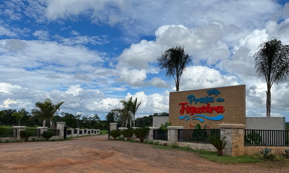 Atrativo Praia da Figueira fica localizado na zona rural de Bonito (MS) — Foto: Thais Libni