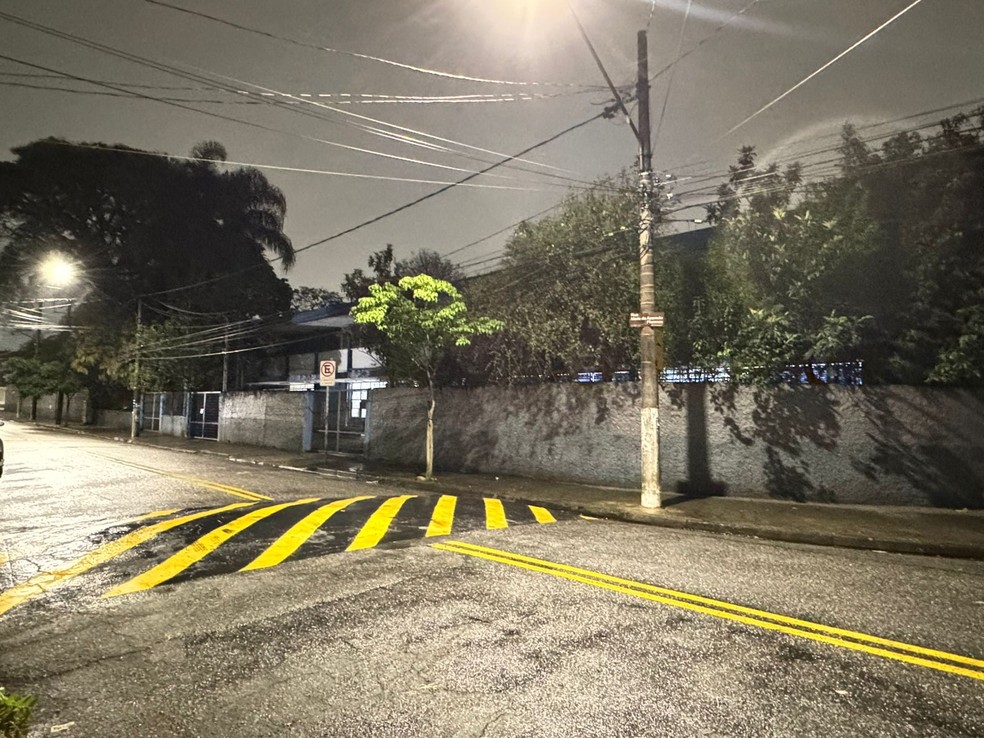 Escola onde Lula vota em São Bernardo do Campo, na Grande São Paulo — Foto: Indianara Campos/TV Globo