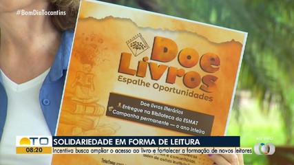 Campanha Doe Livros é lançada para doações de obras literárias no Tocantins
