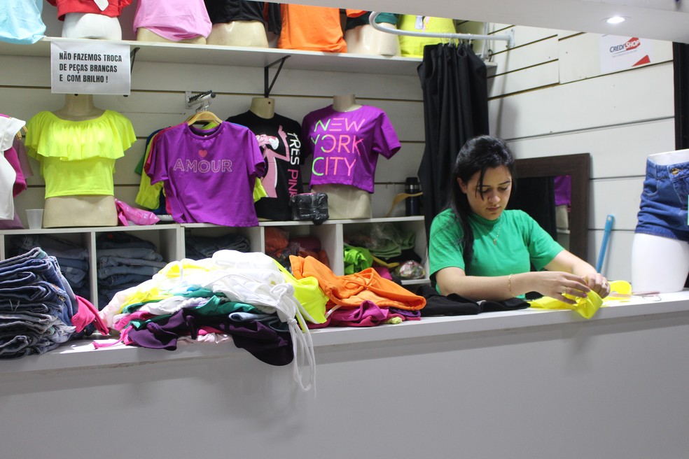  Loja no Shopping da Cidade, no Centro de Teresina — Foto: Lívia Ferreira / g1 PI
