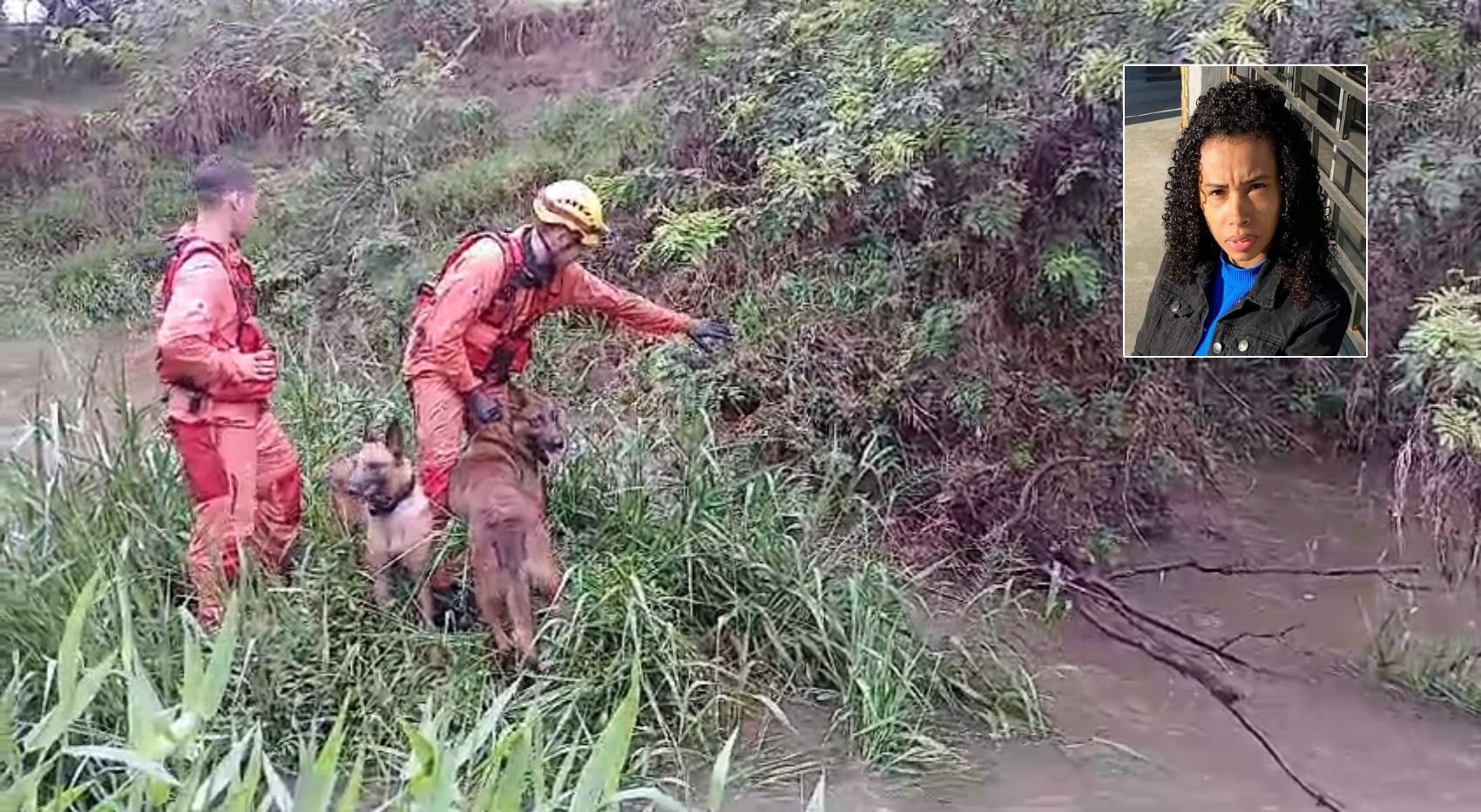 Corpo de diarista desaparecida é encontrado por bombeiros e cães farejadores em MG
