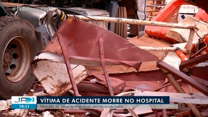 Vítima de acidente entre balsas em Porto Nacional morre em hospital