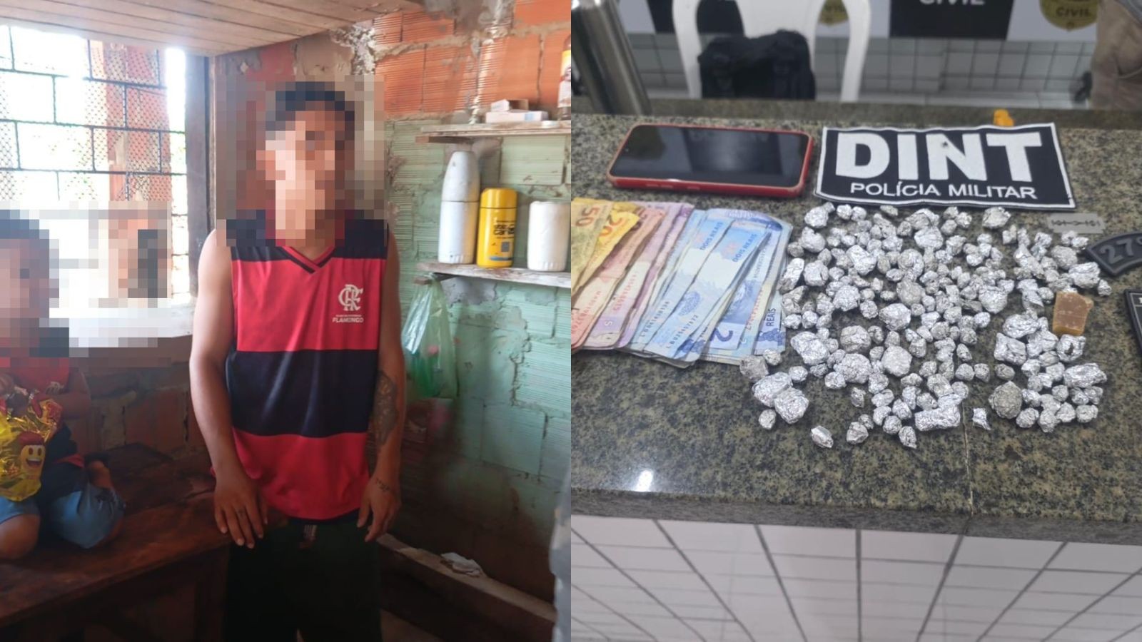 Jovem que utilizava filho de 3 anos para disfarçar tráfico de drogas é preso no Piauí