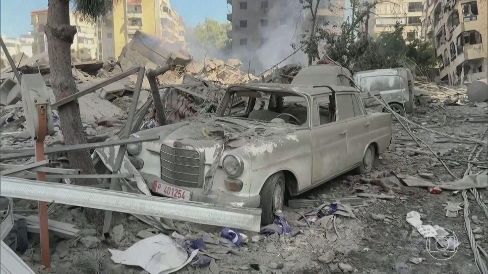  Forças armadas de Israel afirmaram que mataram 60 membros do grupo extremista nesta quinta-feira (3) — Foto: Reprodução/TV Globo