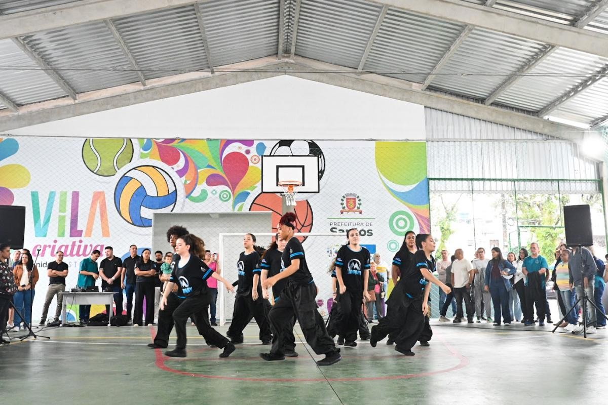 Santos ganha nova Vila Criativa com cursos, oficinas e atividades esportivas no Estuário