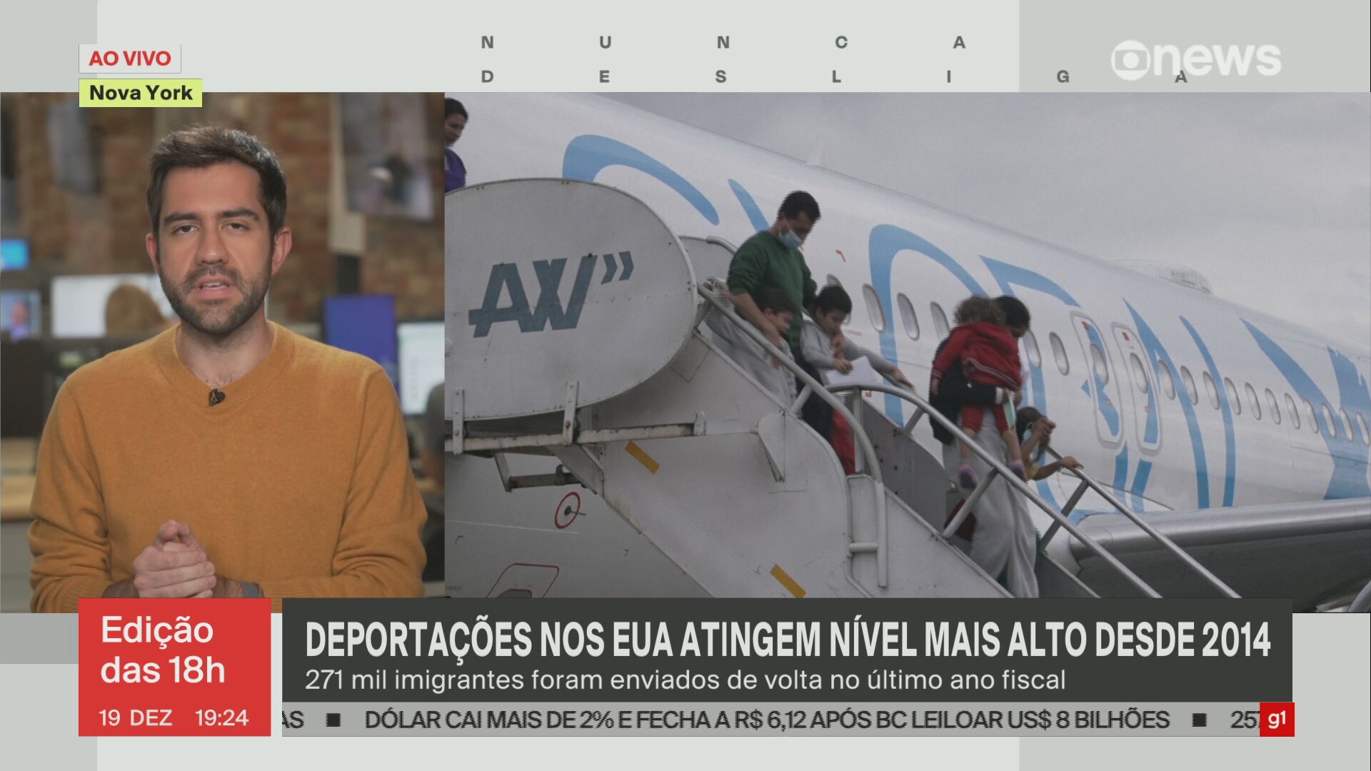 Deportações nos EUA atingem nível mais alto desde 2014