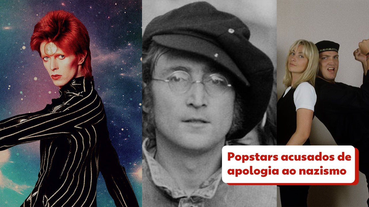 Homens mascarados com bandeiras nazistas marcham durante peça de Anne Frank nos EUA