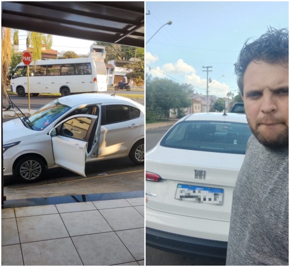 Júlio César dependia do carro para trabalhar em Rio Claro — Foto: Arquivo pessoal
