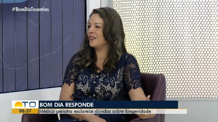 Médica geriatra tira dúvidas dos telespectadores sobre longevidade
