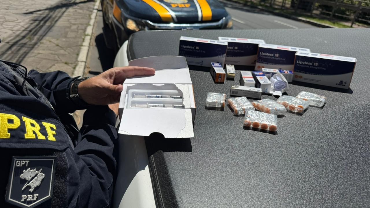 Cinco pessoas são presas com mais de 60 canetas emagrecedoras vindas do Paraguai para o RS