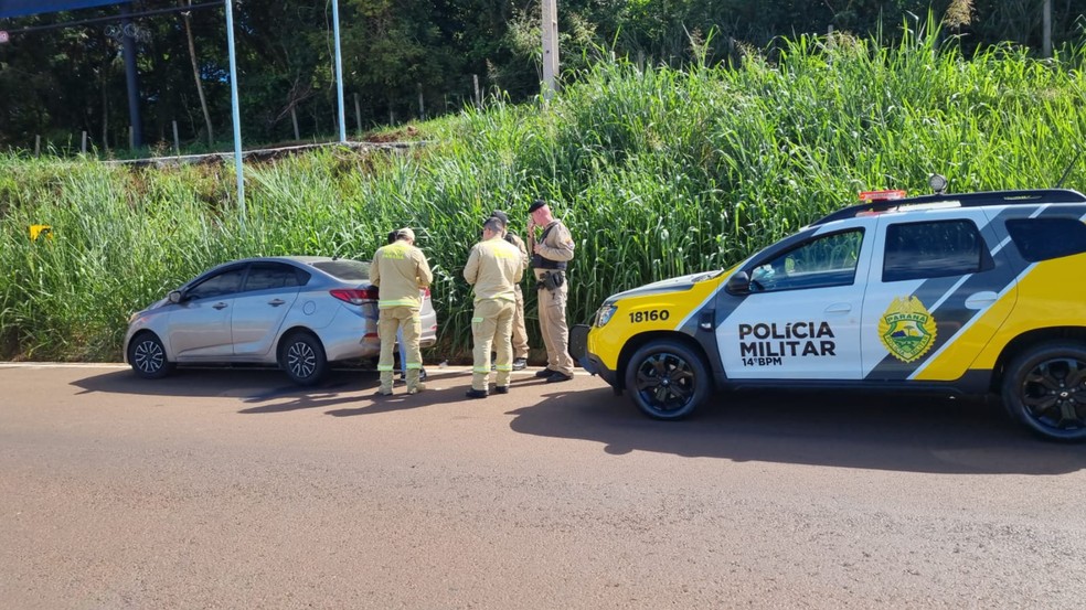 Motorista de app é assaltado em Foz do Iguaçu — Foto: Vevreportagem