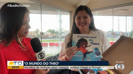 Escolas de Gurupi recebem projeto de inclusão para crianças autistas ‘O Mundo do Theo’