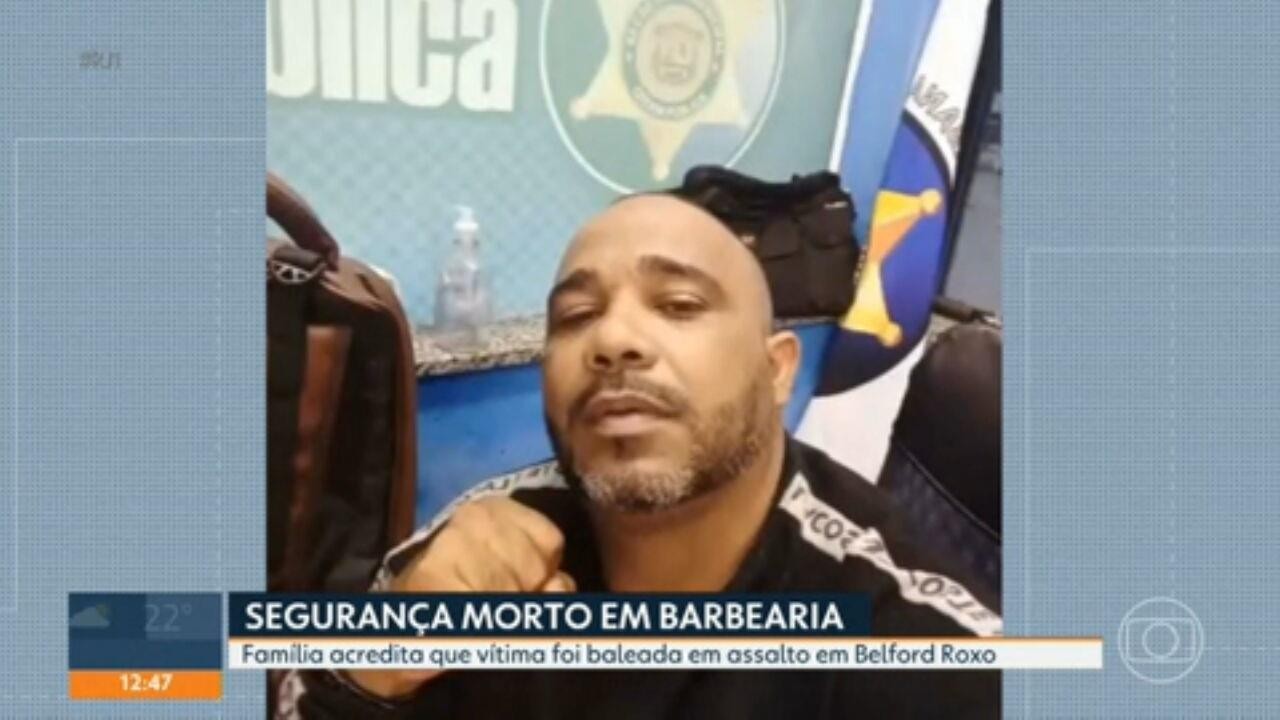 Segurança morre dentro de barbearia em Belford Roxo