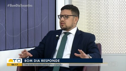 Advogado explica como funciona a emancipação no Bom Dia Responde