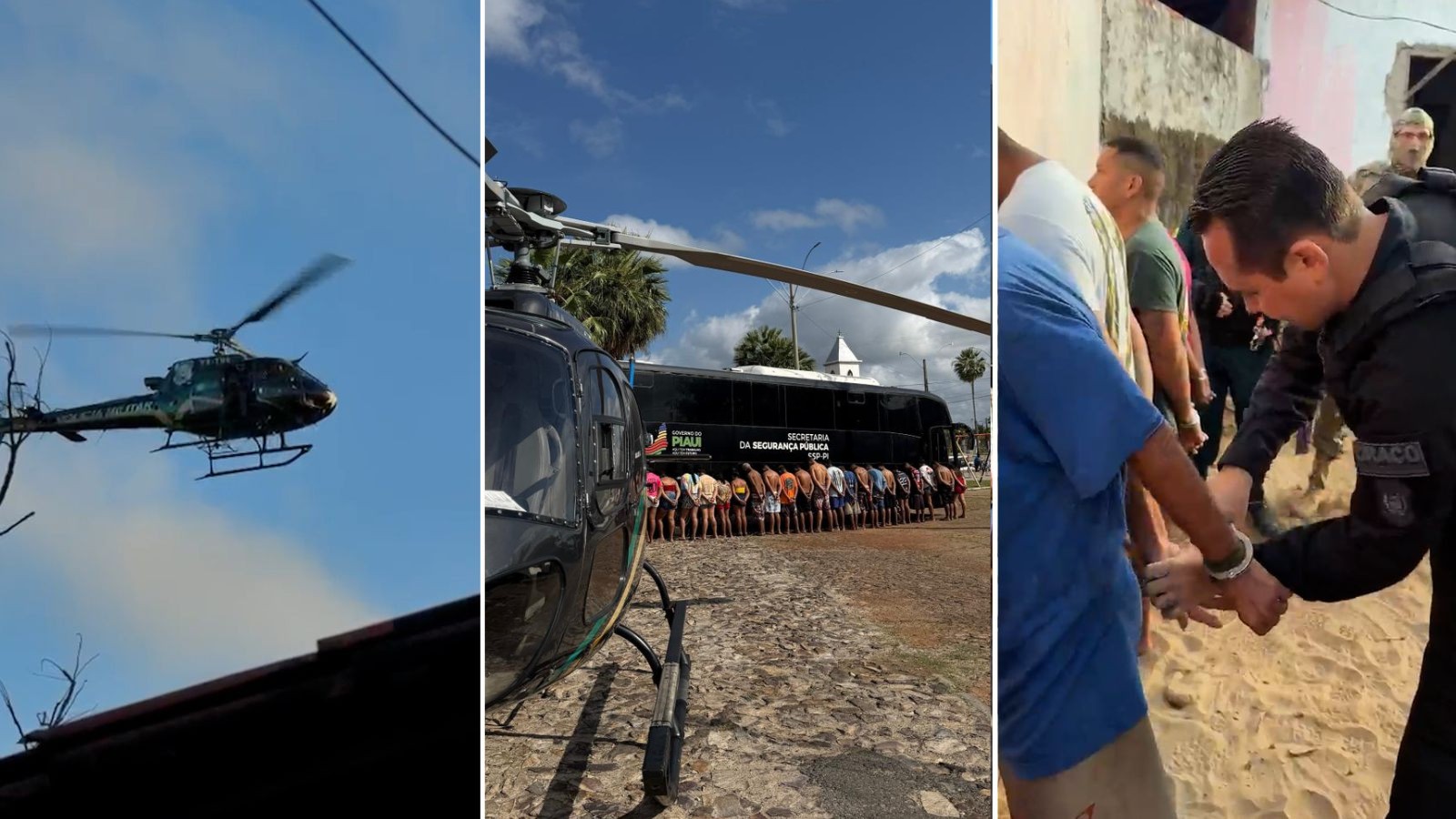 Mais de 20 suspeitos de integrar facção são presos no litoral do PI durante operação