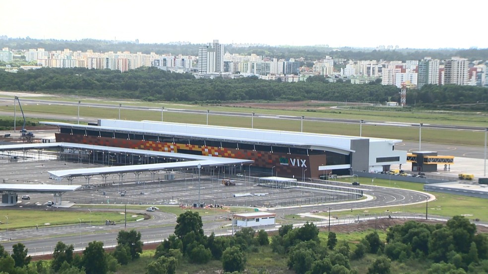 Novo terminal de passageiros do Aeroporto de Vitória, inaugurado em 29 de março de 2018 — Foto: Ari Melo/ TV Gazeta