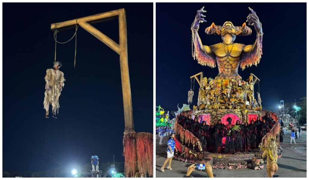 Com boneco enforcado e criança morta, Acadêmicos do Tatuapé é vice-campeã do carnaval de SP; Rosas de Ouro foi a campeã 