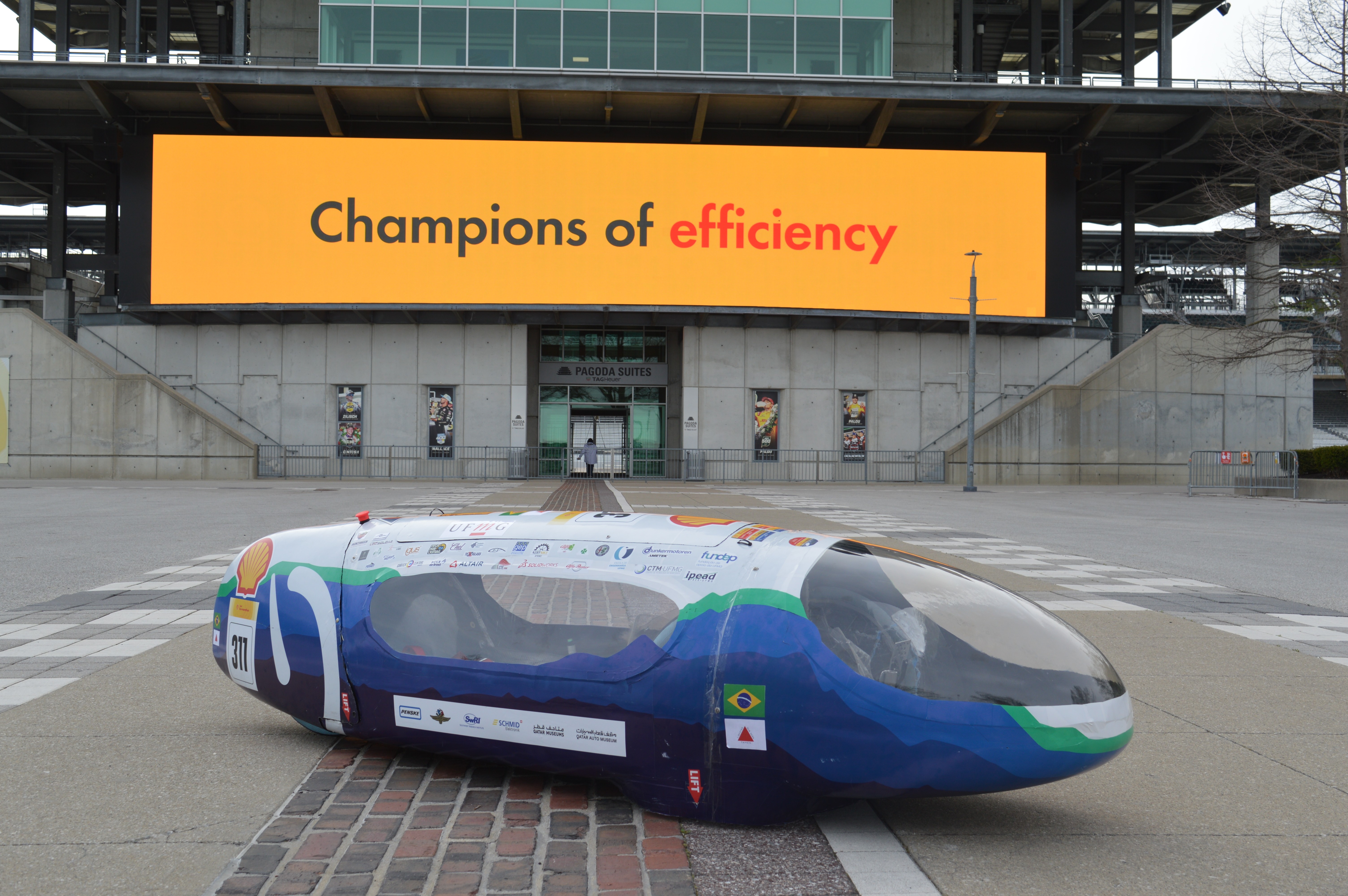 Protótipo de carro elétrico criado por estudantes da UFMG ganha prêmio internacional nos EUA por menor consumo de energia