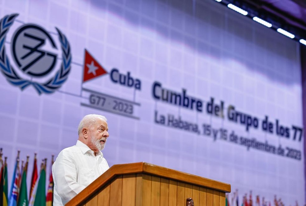 Lula diz que embargo econômico a Cuba é ilegal e defende que países ricos financiem clima