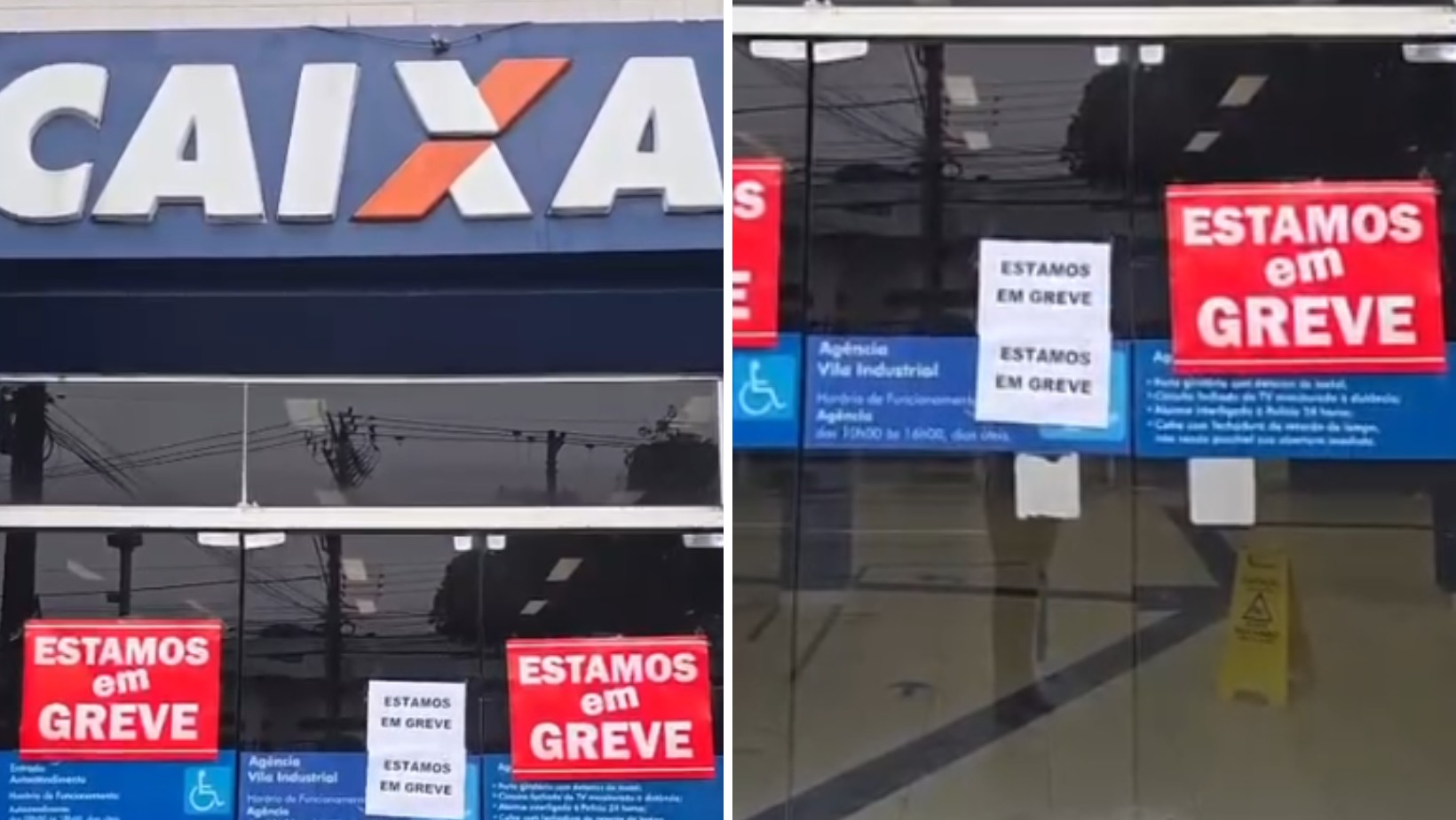 Funcionários da Caixa entram em greve no Vale do Paraíba e Litoral Norte de SP
