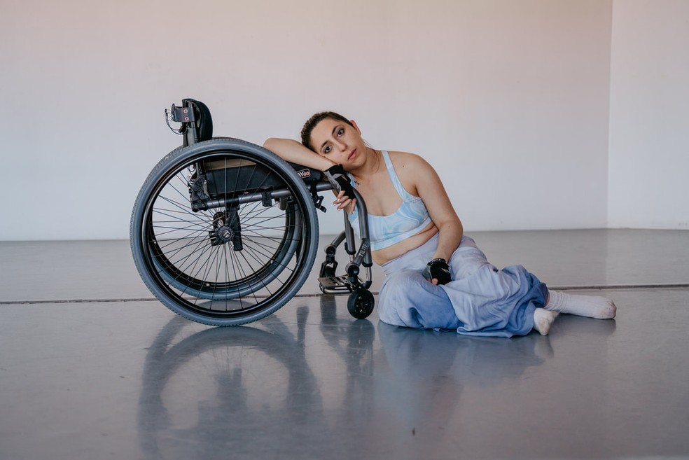 Sonya Rio Glick, bailarina que nasceu com paralisia cerebral  Foto: Divulgao
