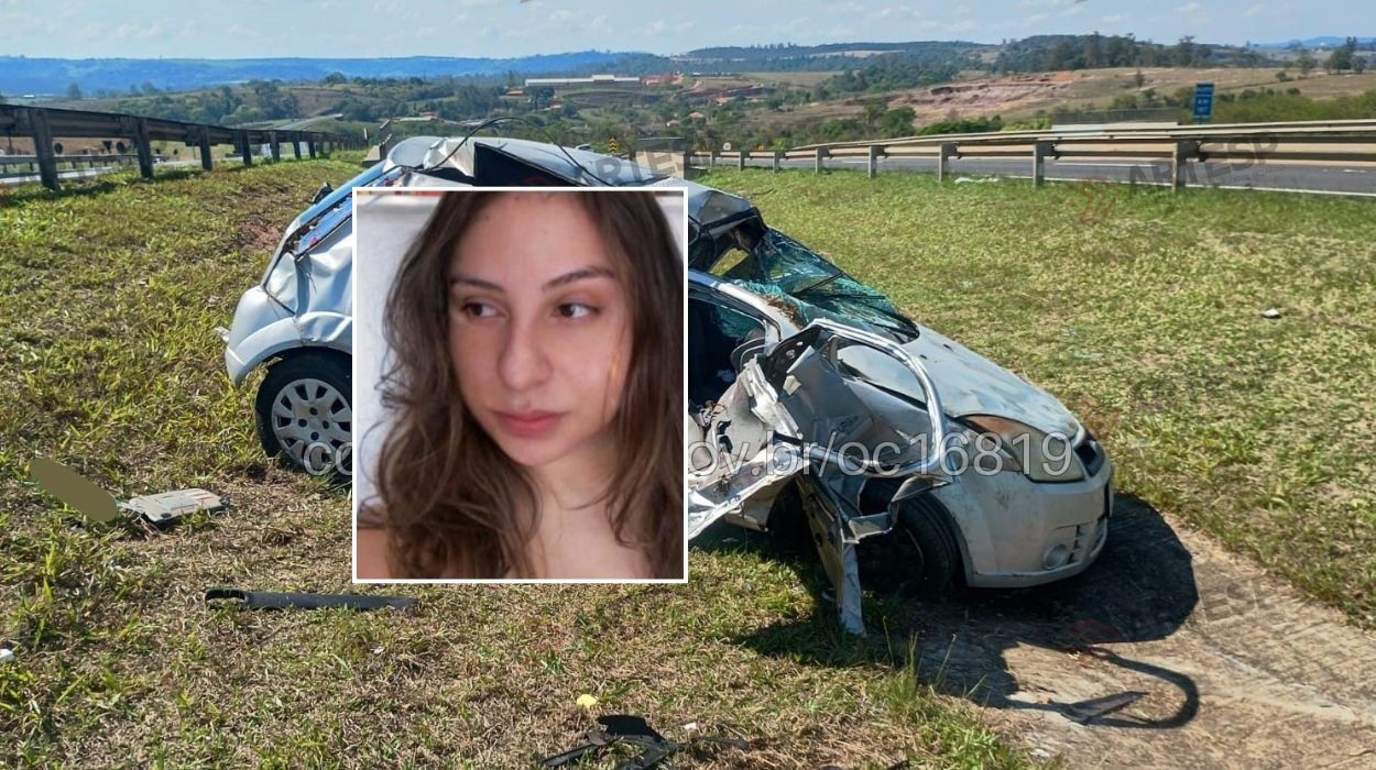 Mulher morre em acidente na SP-310 em Rio Claro; carro foi parar em canteiro central